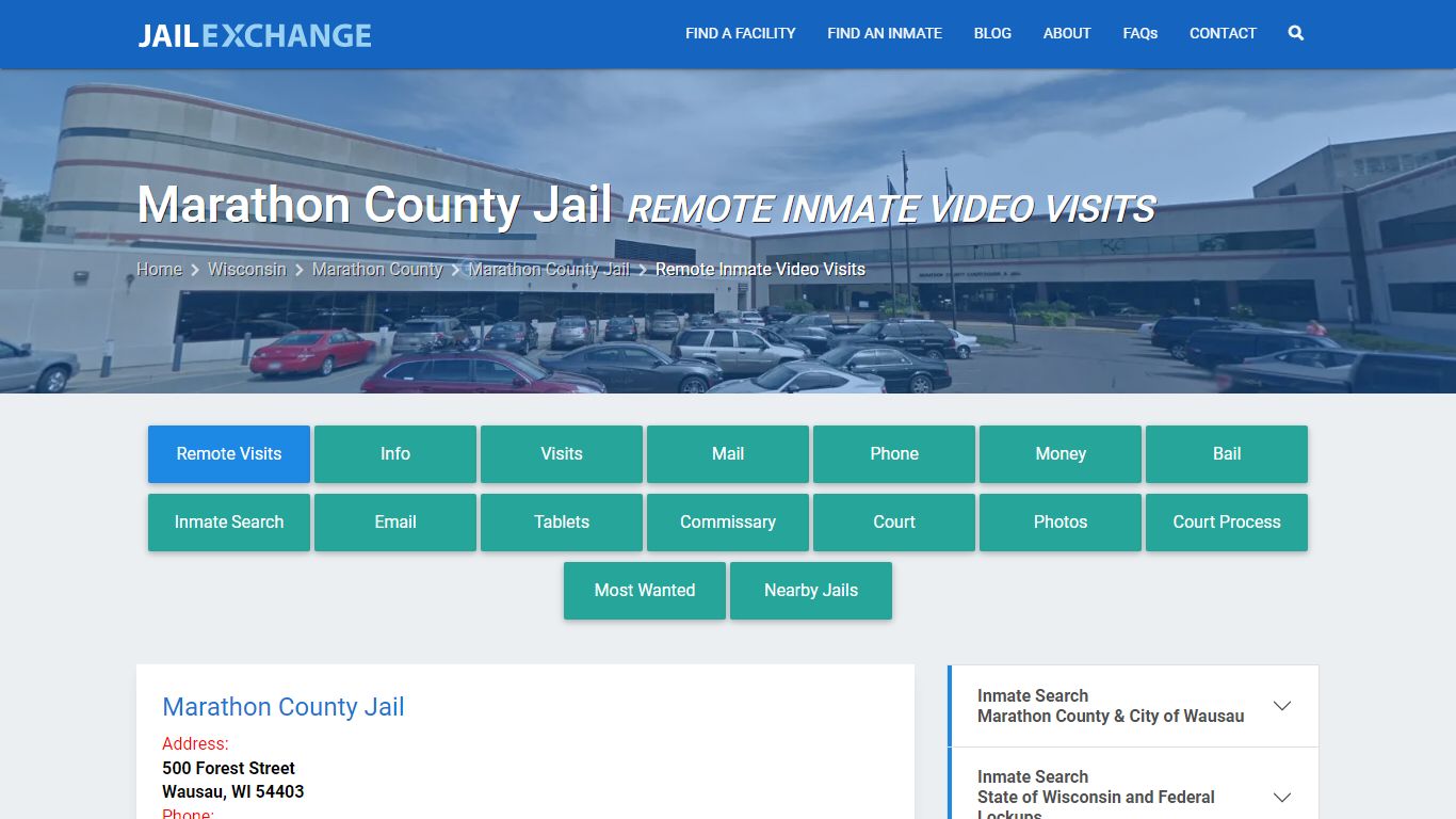 Video Visitation - Marathon County Jail, WI - Jail Exchange